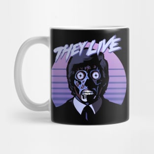 They Live! Obey, Consume, Buy, Sleep, No Thought and Watch TV. Mug